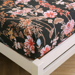 YEPINS Microfiber Fitted Sheets, Floral Branches Design. FT03