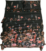 YEPINS Microfiber Fitted Sheets, Floral Branches Design. FT03